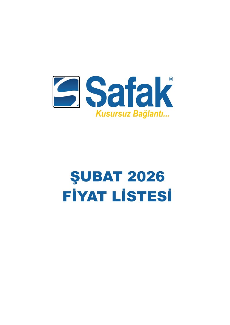 ŞAFAK ELEKTRİK ŞUBAT 2026 FİYAT LİSTESİ