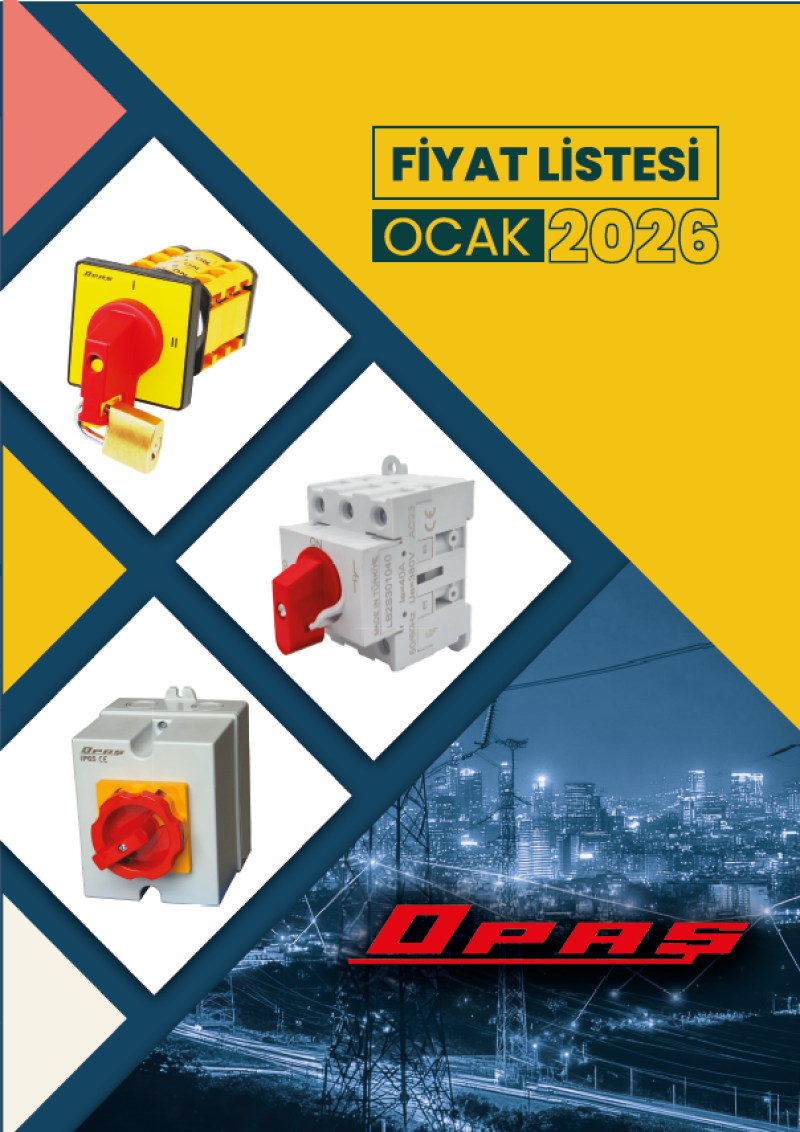 OPAŞ OCAK 2026 FİYAT LİSTESİ